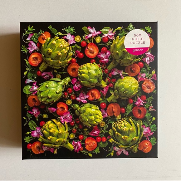 Artichoke Floral 500 Piece Jigsaw Puzzle